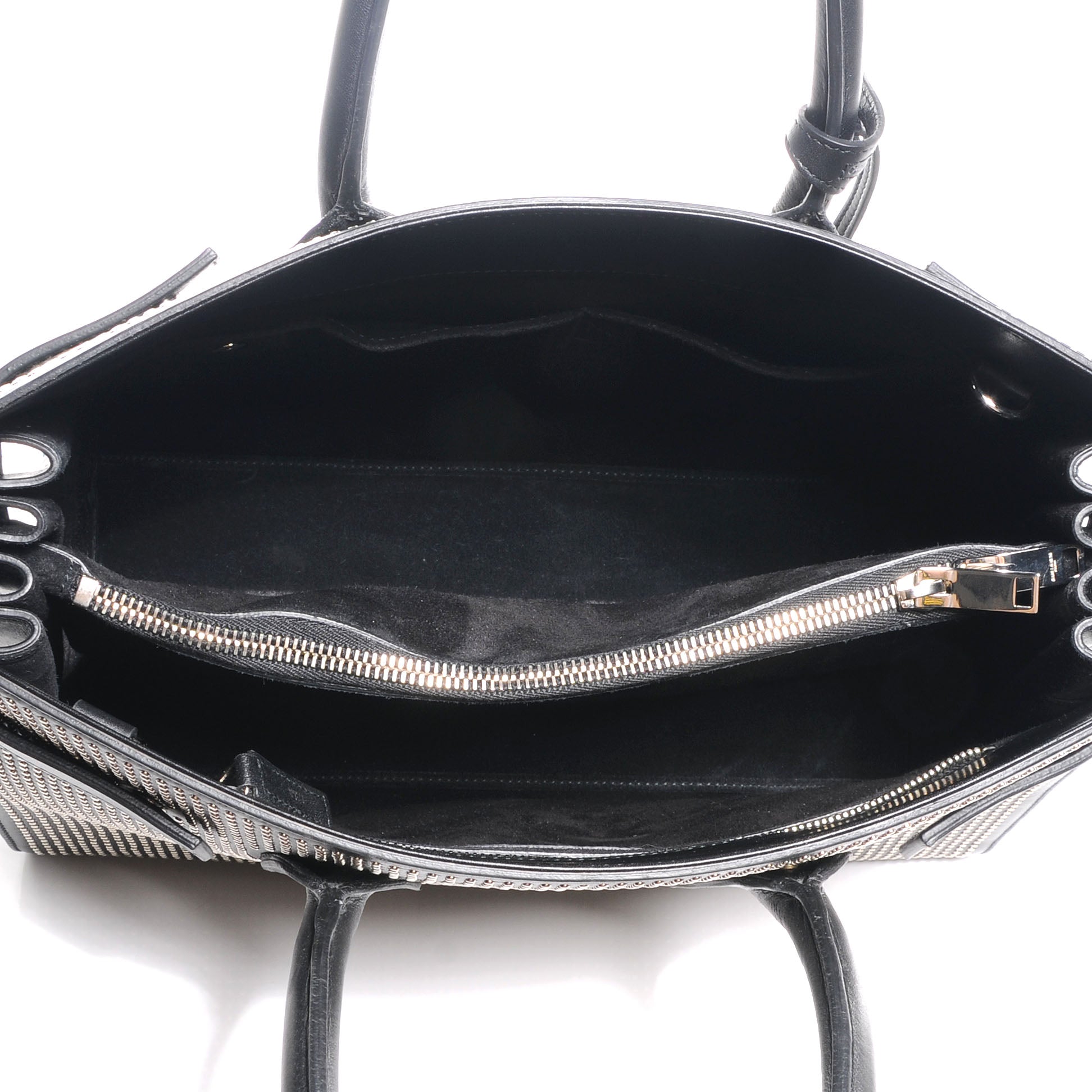 Saint Laurent Studded Leather Small Sac de Jour Carryall Black 5 of 8