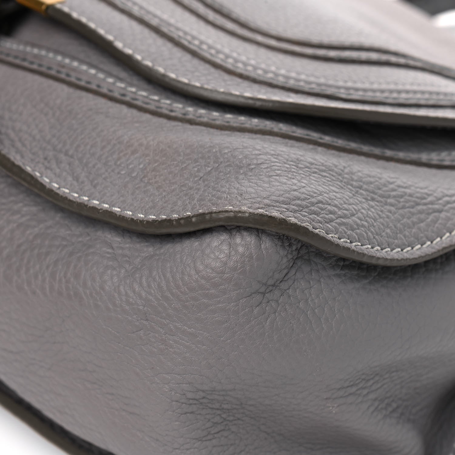 Chloe Calfskin Medium Marcie Satchel Cashmere Grey 6 of 10