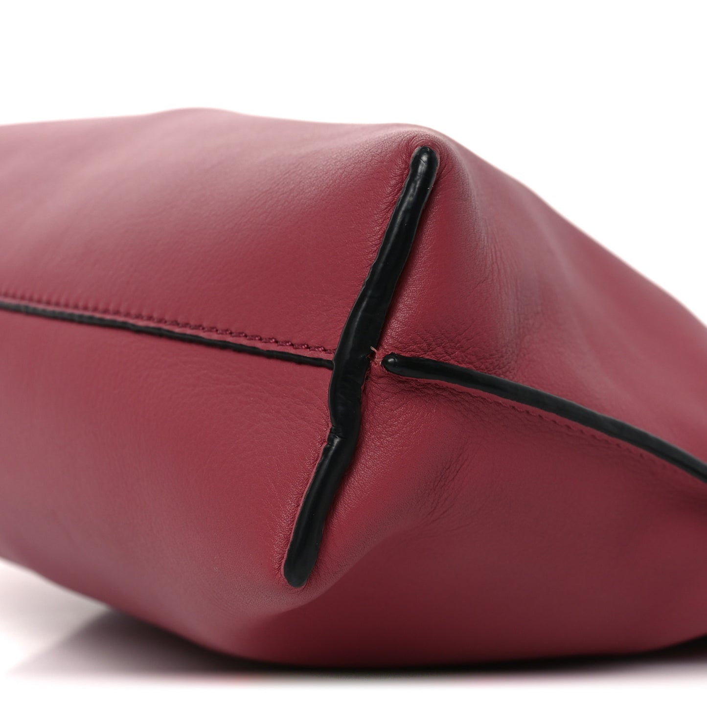 Calfskin Mini Flamenco Knot Clutch Pink