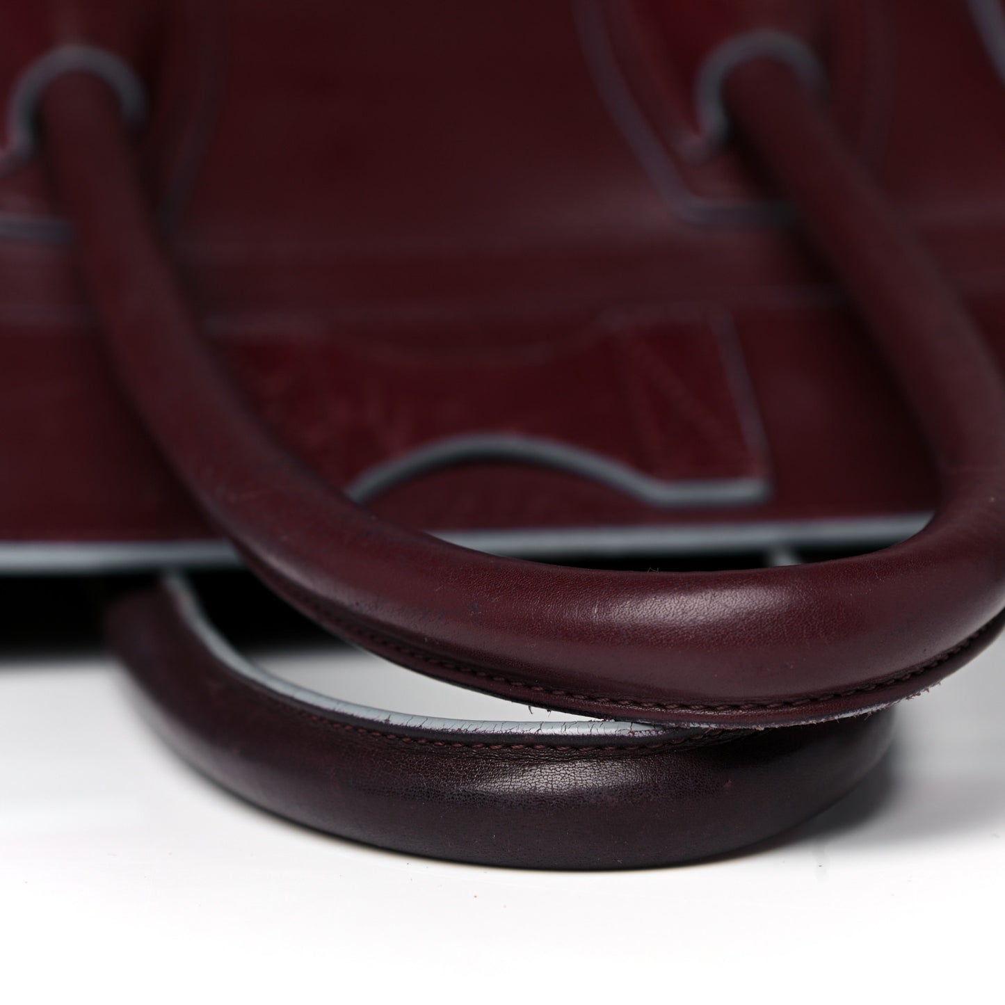 Palmelato Mini Luggage Burgundy Azur Blue