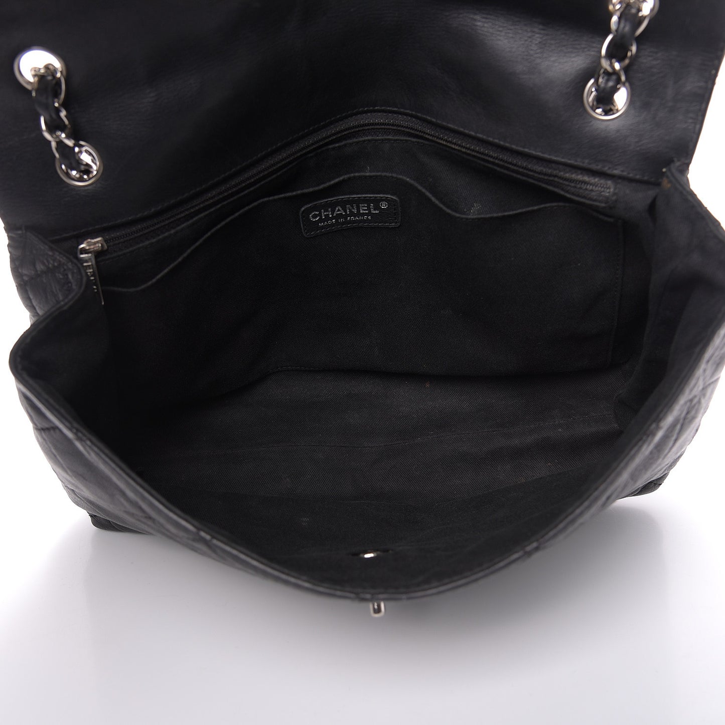 Calfskin Quilted In The Business Flap Bag Black