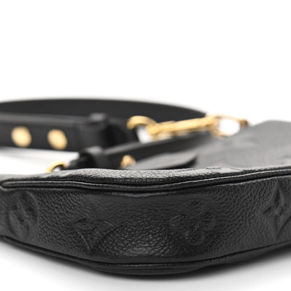 Louis Vuitton Empreinte Monogram Giant Multi Pochette Accessories Small Pochette Black 8 of 10