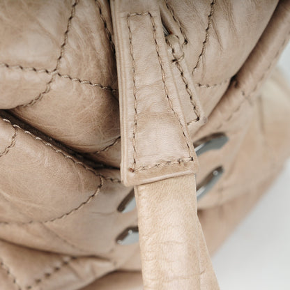 Chanel Distressed Lambskin Lady Braid Small Tote Taupe 9 of 10