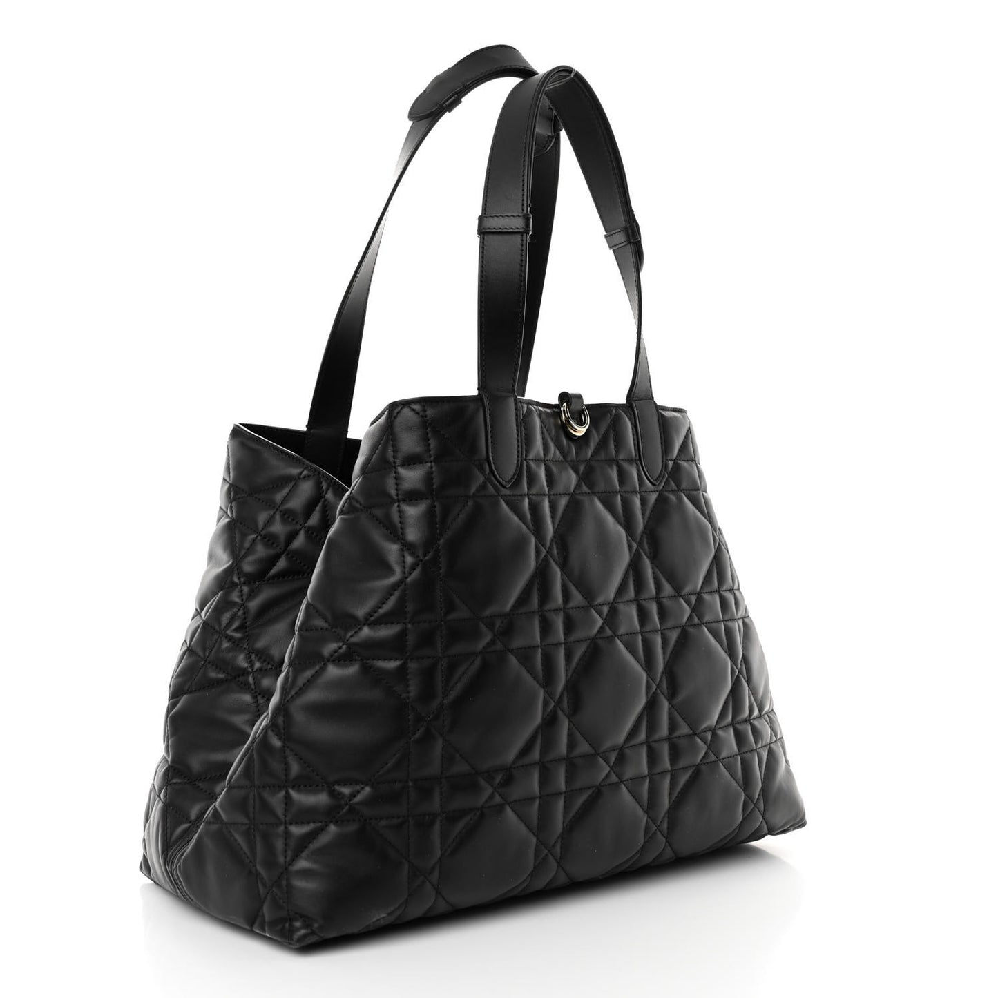 Calfskin Macrocannage Large Toujours Black