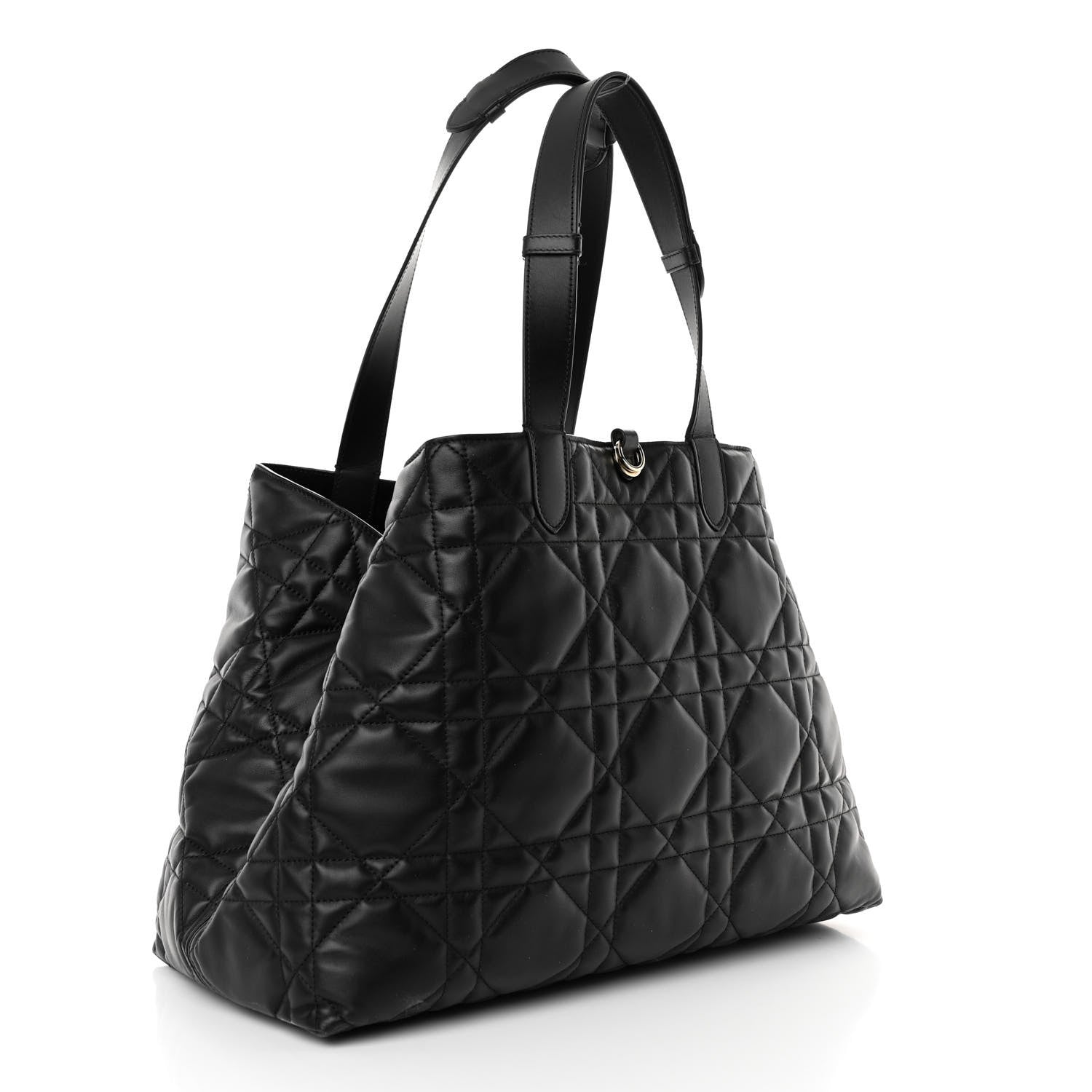 Christian Dior Calfskin Macrocannage Large Toujours Black 5 of 11