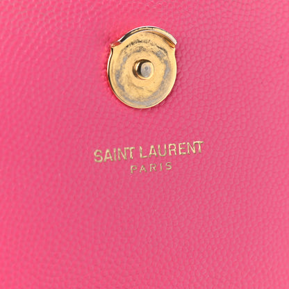 Saint Laurent Grain De Poudre Small Monogram Kate Satchel Bubblegum 7 of 12