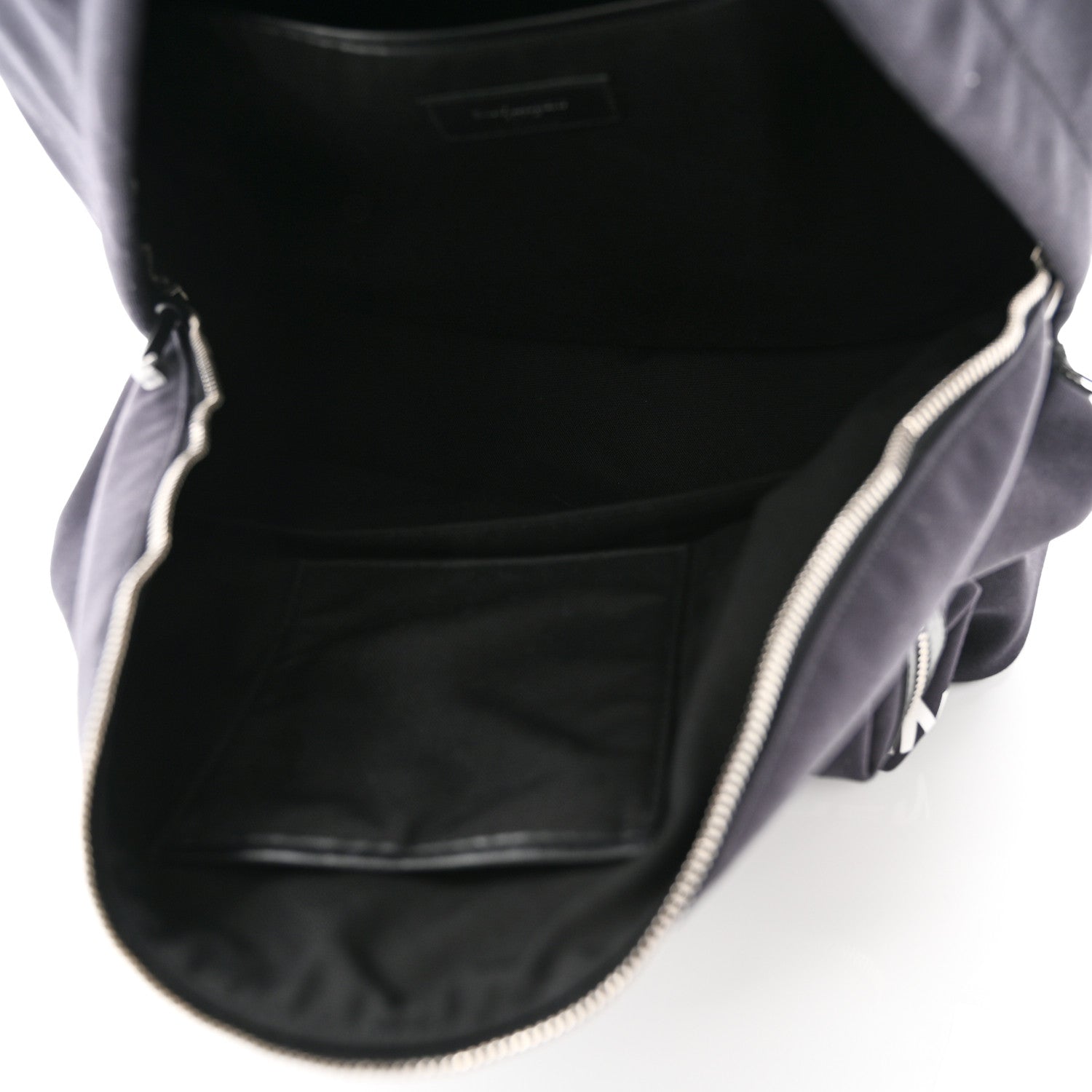 Saint Laurent Canvas Logo City Backpack Navy 5 of 9