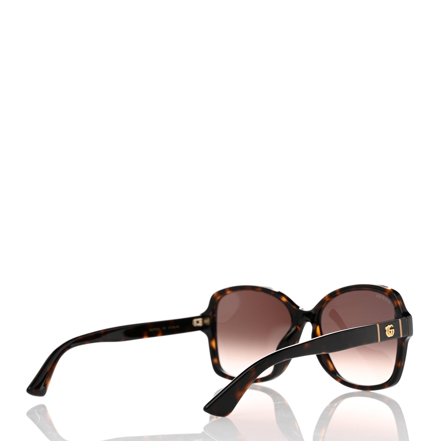 Acetate Square Sunglasses GG0765SA Havana