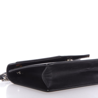 Saint Laurent Calfskin Prairie Flower Printed Mini Betty Black 6 of 12