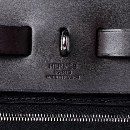 Hermes Toile Vache Hunter Herbag Zip 31 PM Black Ebene 6 of 11
