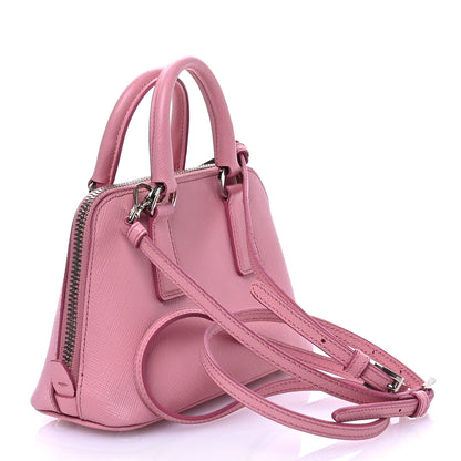 Prada Saffiano Lux Mini Promenade Tote Petalo 2 of 11