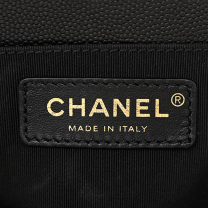 Chanel Caviar Quilted Medium Boy Flap Black 6 of 11