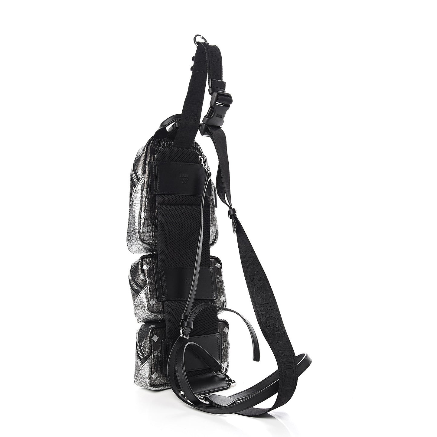 Gradation Visetos Trey 4-in-1 Sling Backpack Silver