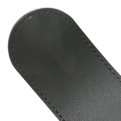 Gucci Moon Calfskin Pearl Double G 40mm Belt 80 32 Black Cream 6 of 6