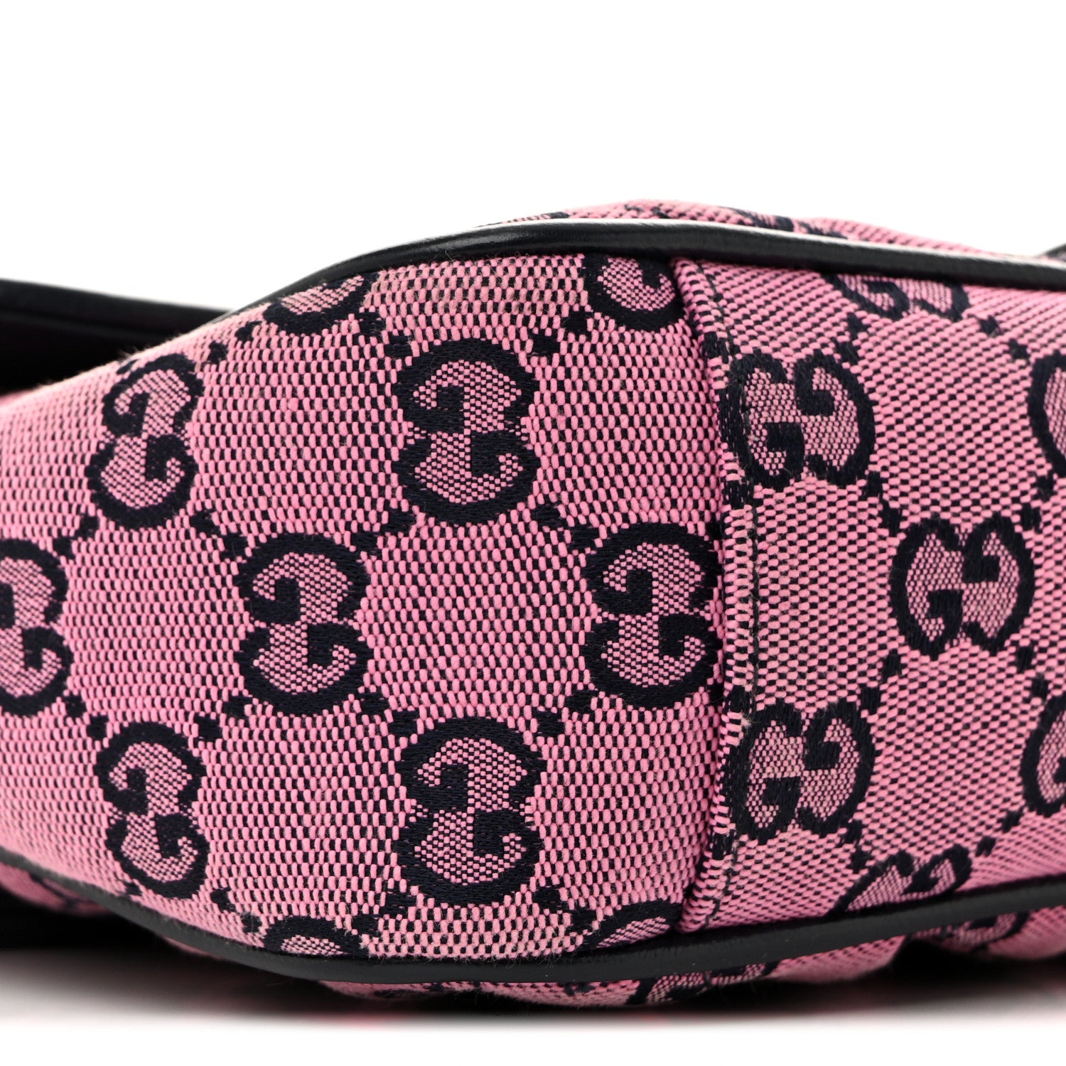Gucci Monogram Multicolor Matelasse Diagonal Small GG Marmont Shoulder Bag Pink Blue 16 of 25