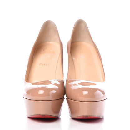 Christian Louboutin Patent New Simple 120 Platform Pumps 39.5 Nude 2 of 10