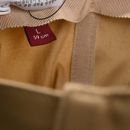 Gucci Cotton Logo Script Baseball Hat L Camel 10 of 13