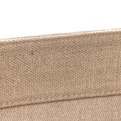 Chloe Cotton Calfskin Medium Woody Ribbon Tote White Brown 14 of 15