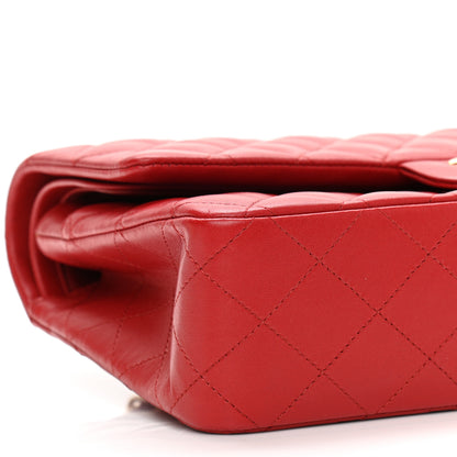 Chanel Lambskin Quilted Medium Double Flap Red 7 of 9
