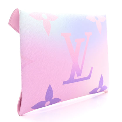 Louis Vuitton Monogram Giant Spring in the City Kirigami Pochette Set Sunrise Pastel Midnight Fuchsia Sunset Kaki 4 of 11