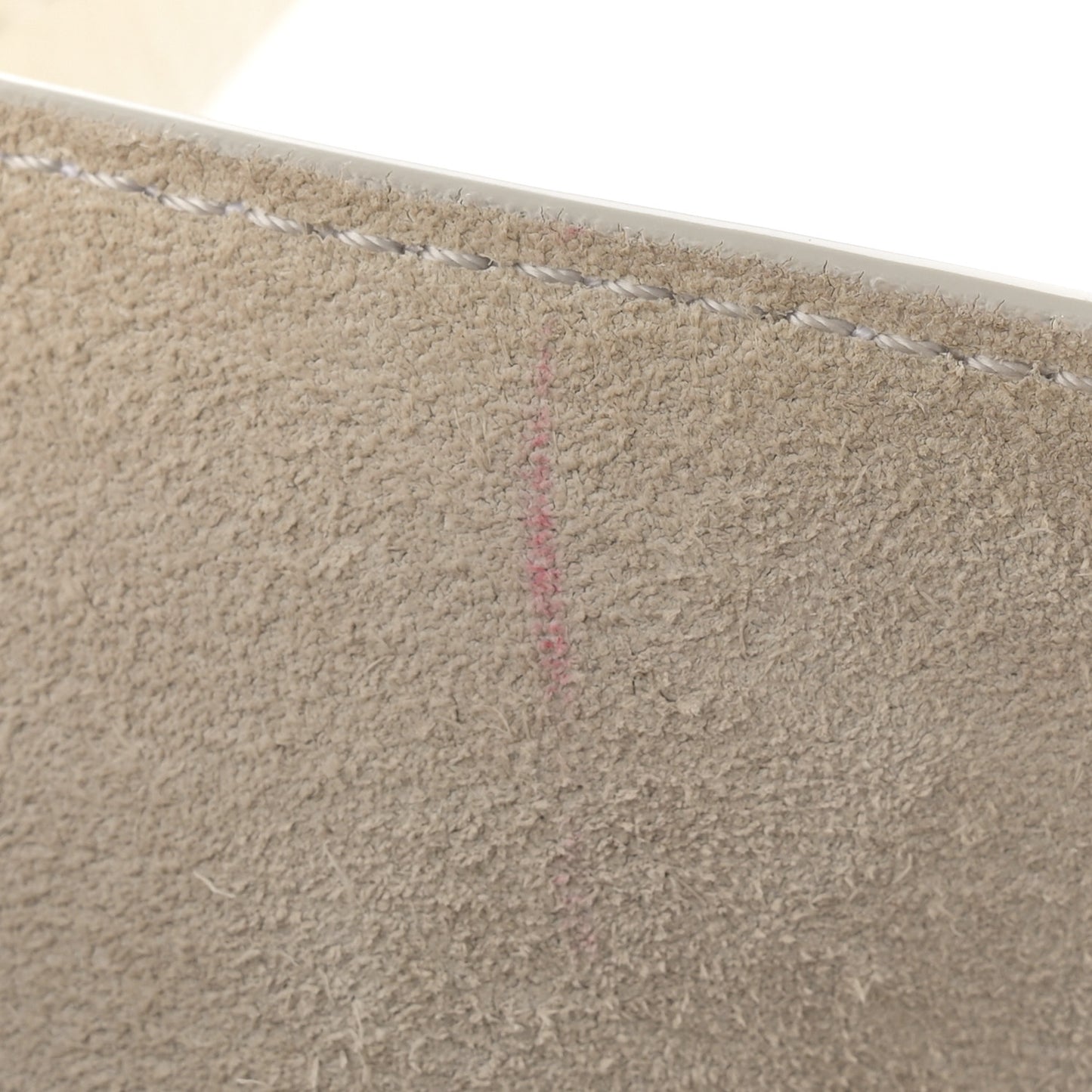 Supple Grained Calfskin Small Big Bag White