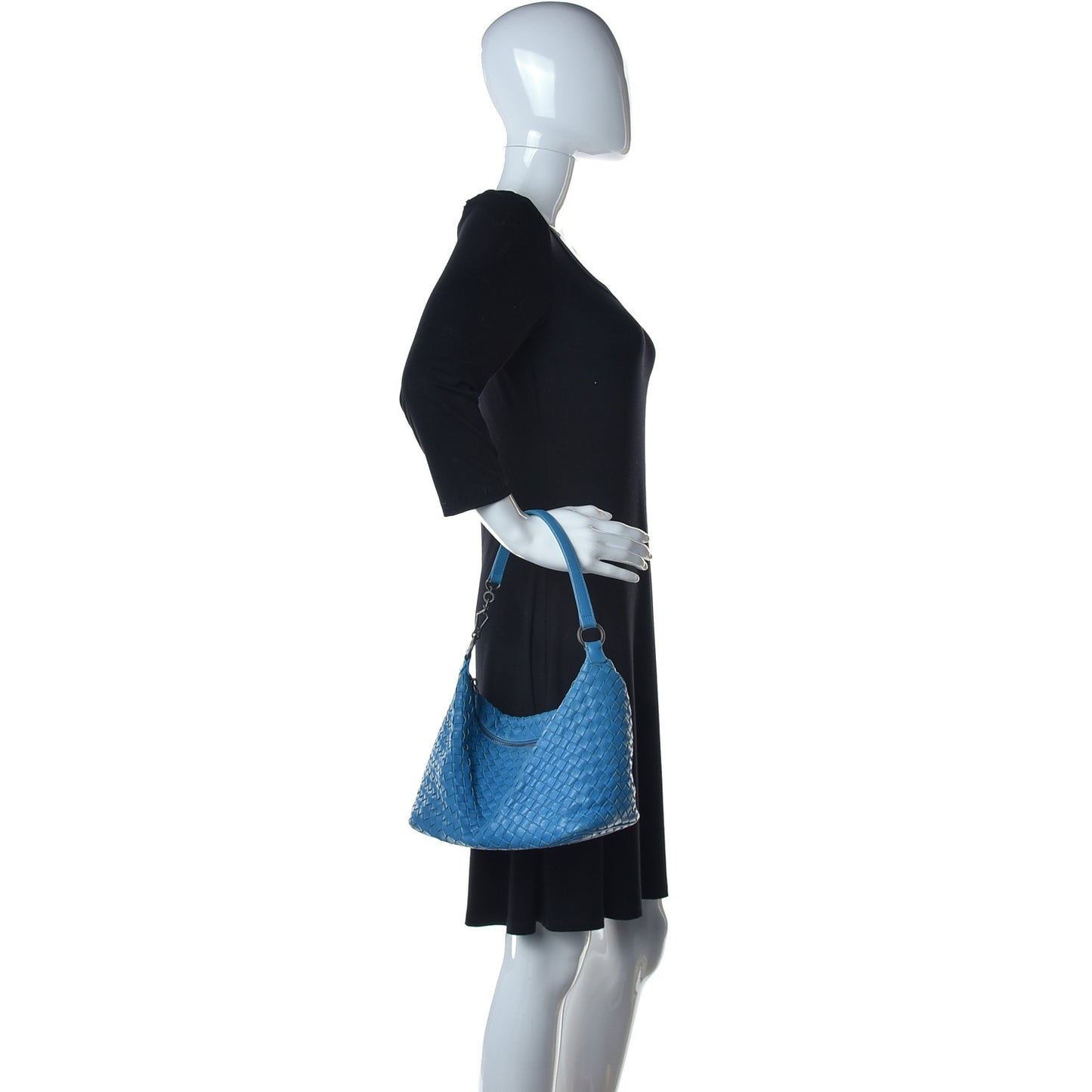Nappa Intrecciato Small Shoulder Bag Delft