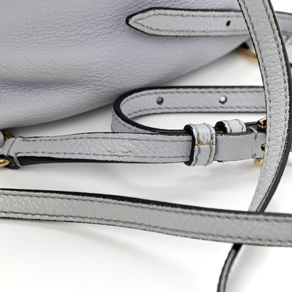 Dolce & Gabbana Pebbled Calfskin Sicily Backpack Light Blue 16 of 16