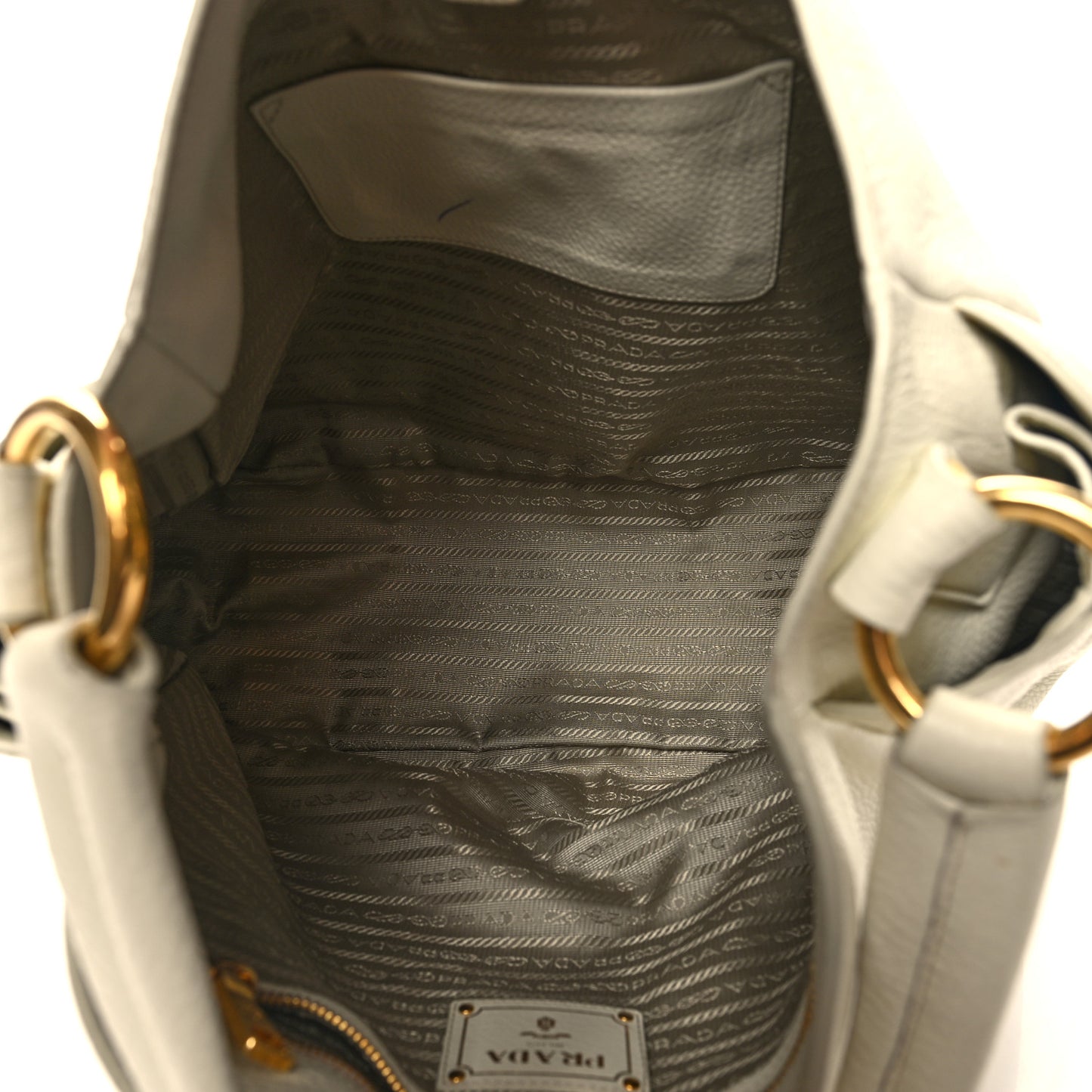 Vitello Daino Side Zip Pocket Hobo Talco