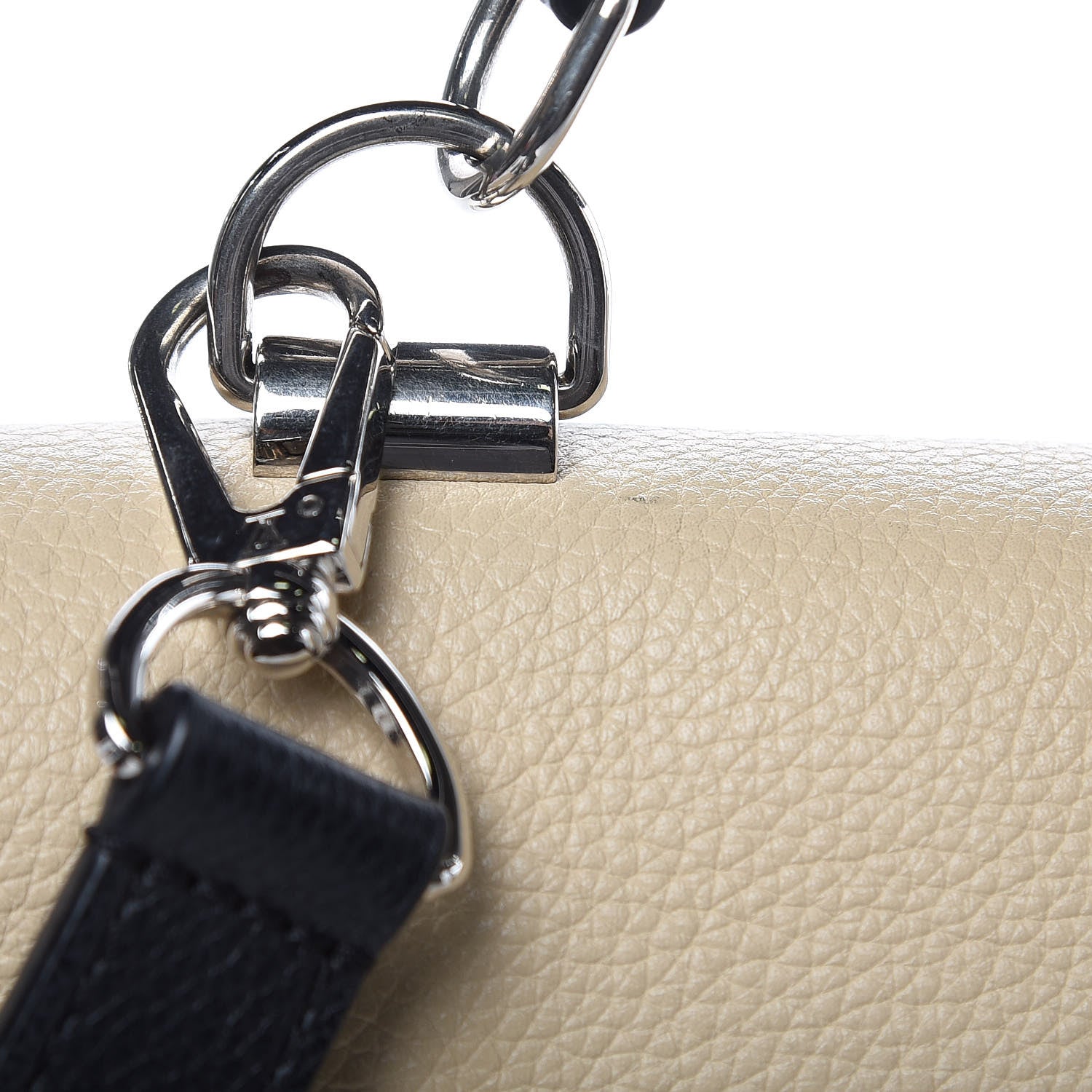 Louis Vuitton Soft Calfskin Lockme II Top Handle Vanille Black 8 of 12