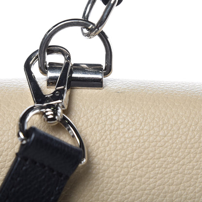 Louis Vuitton Soft Calfskin Lockme II Top Handle Vanille Black 8 of 12