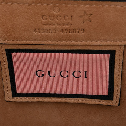 Gucci Calfskin GucciGhost Real Large XL Tote Black Yellow 6 of 10