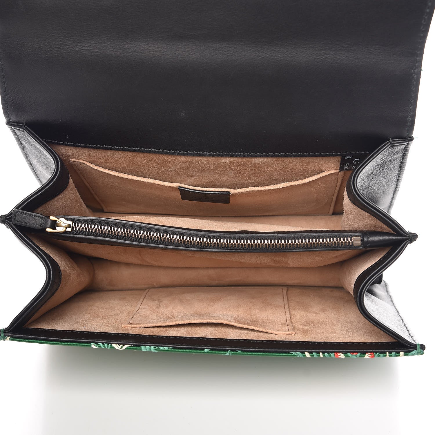 Gucci Jacquard Bamboo Web Floral Medium Dionysus Top Handle Bag Green Red 7 of 9
