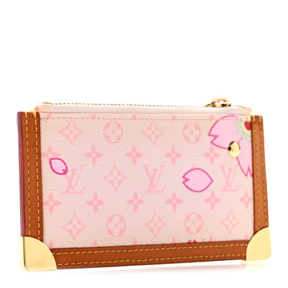 Louis Vuitton Monogram Cherry Blossom Key Pouch Pink 3 of 11