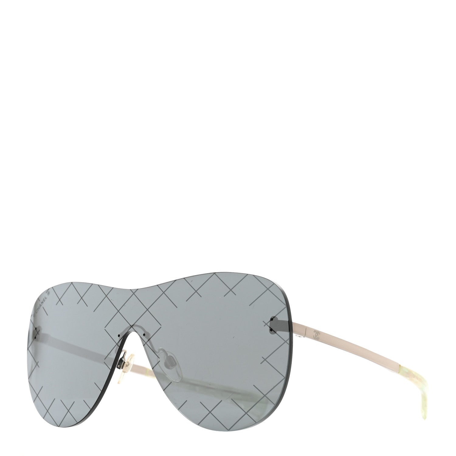 Chanel Shield Runway Sunglasses 71158 Black 1 of 6