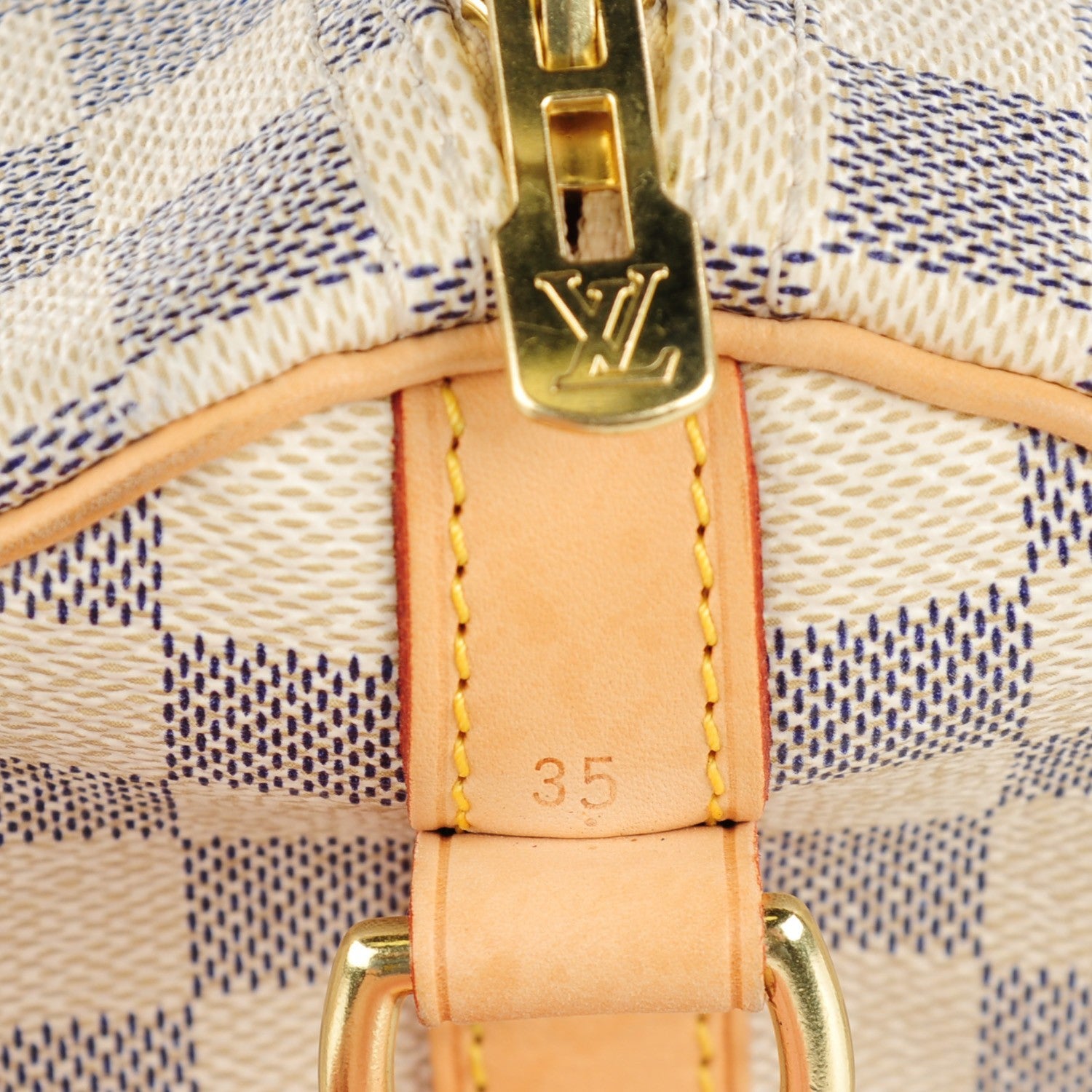 Louis Vuitton Damier Azur Speedy Bandouliere 35 7 of 10