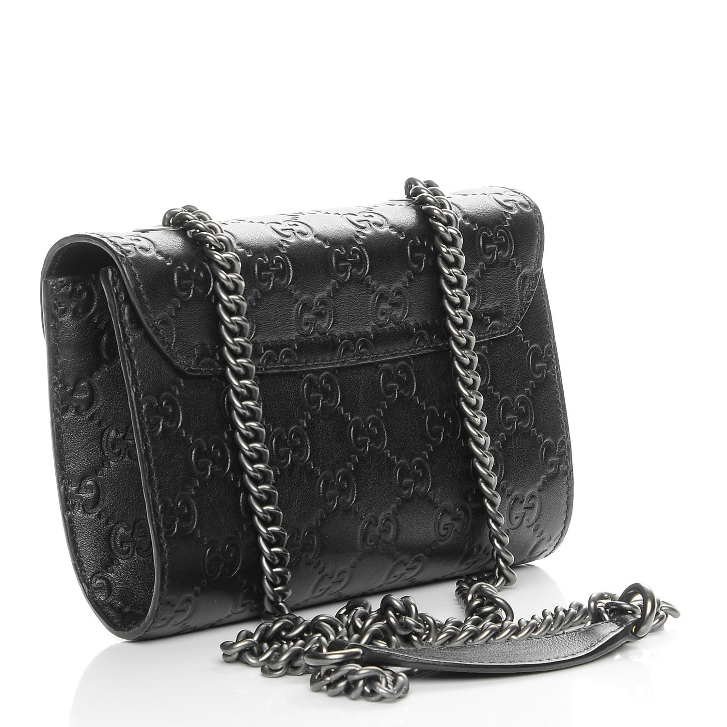 Gucci Guccissima Mini Emily Shoulder Bag Black 3 of 8