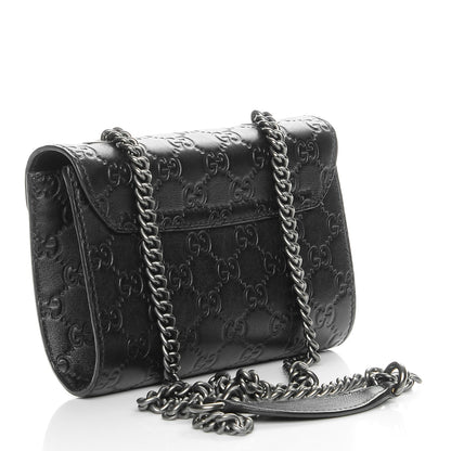 Gucci Guccissima Mini Emily Shoulder Bag Black 3 of 8