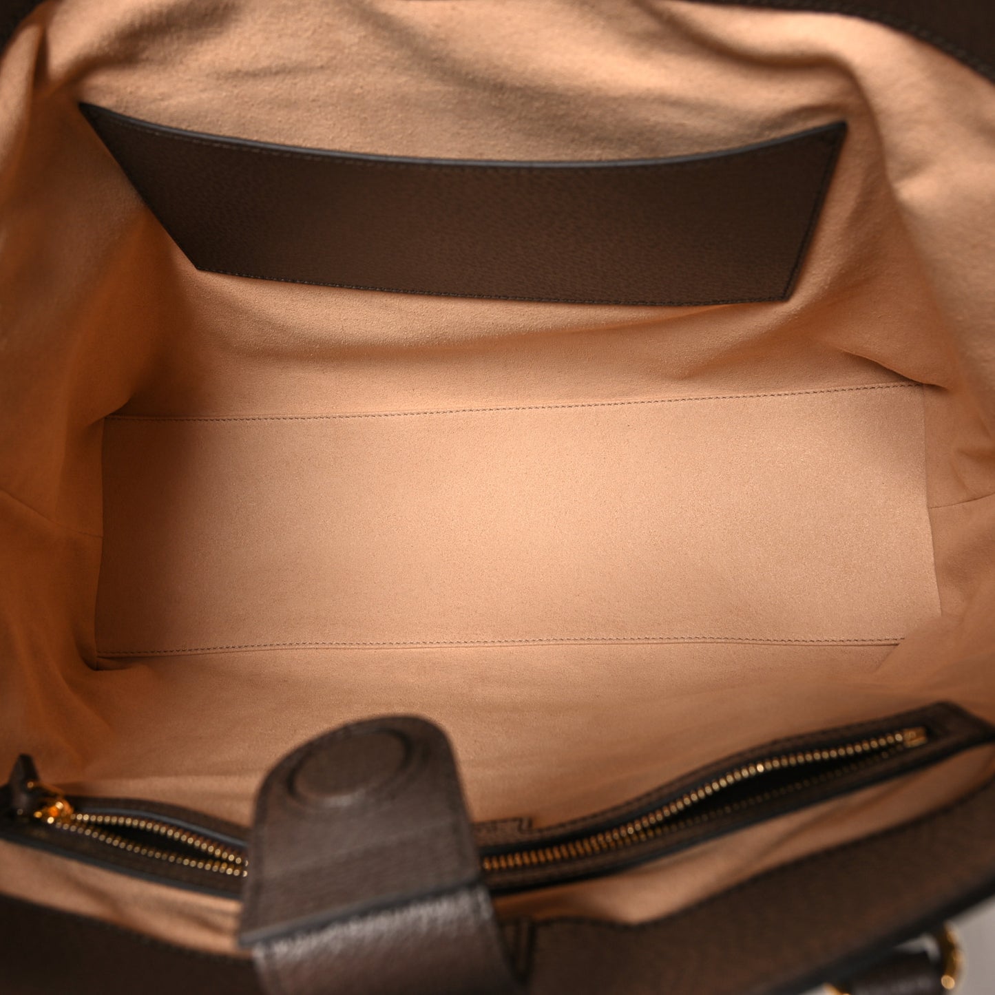 GG Supreme Monogram Textured Calfskin Web Medium Ophidia Shopping Tote Beige Ebony New Acero