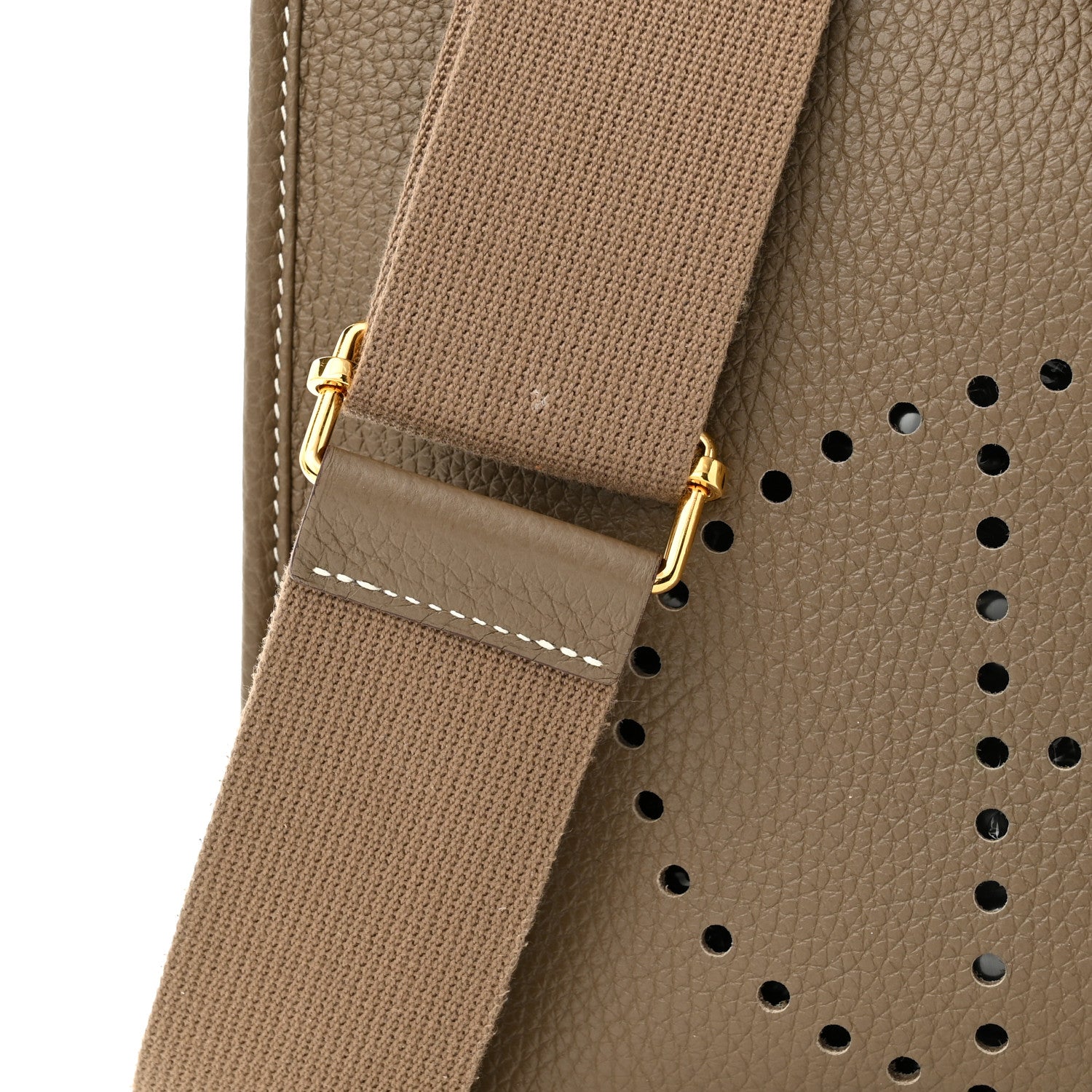 Hermes Taurillon Clemence Evelyne III PM Etoupe 11 of 12