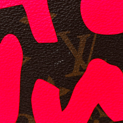 Louis Vuitton Monogram Graffiti Neverfull GM Fuchsia 14 of 19
