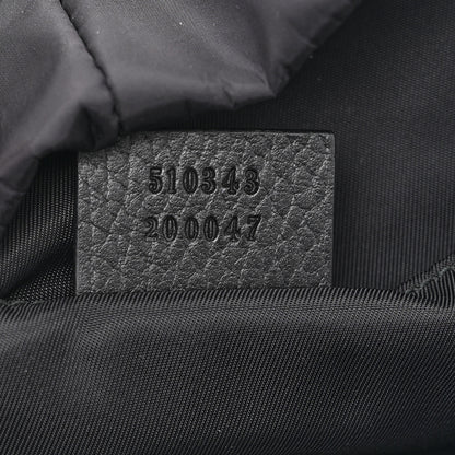 Gucci Nylon Monogram Medium Light Single Buckle Backpack Black 7 of 11