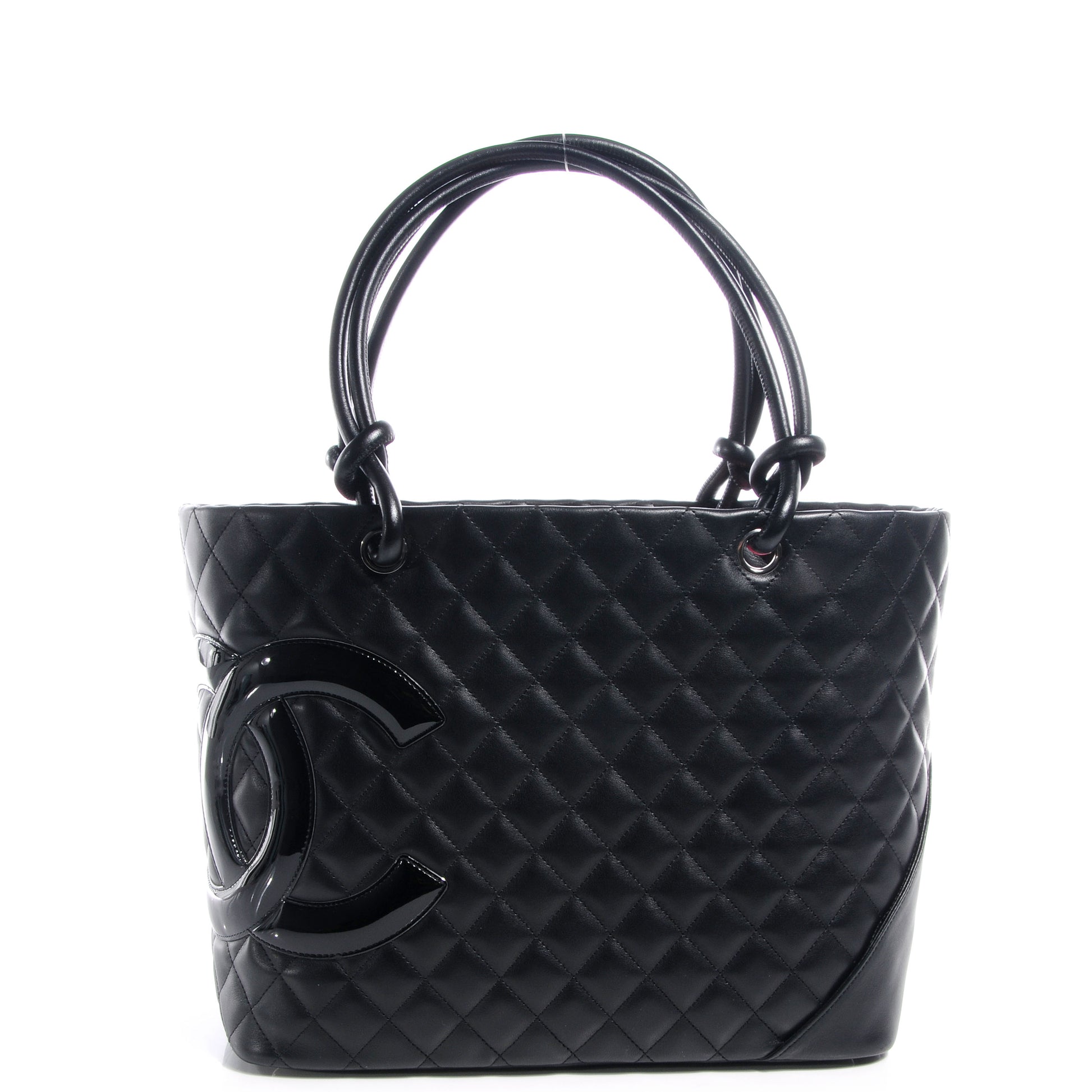 Chanel Calfskin Quilted Large Cambon Tote Black 1 of 8