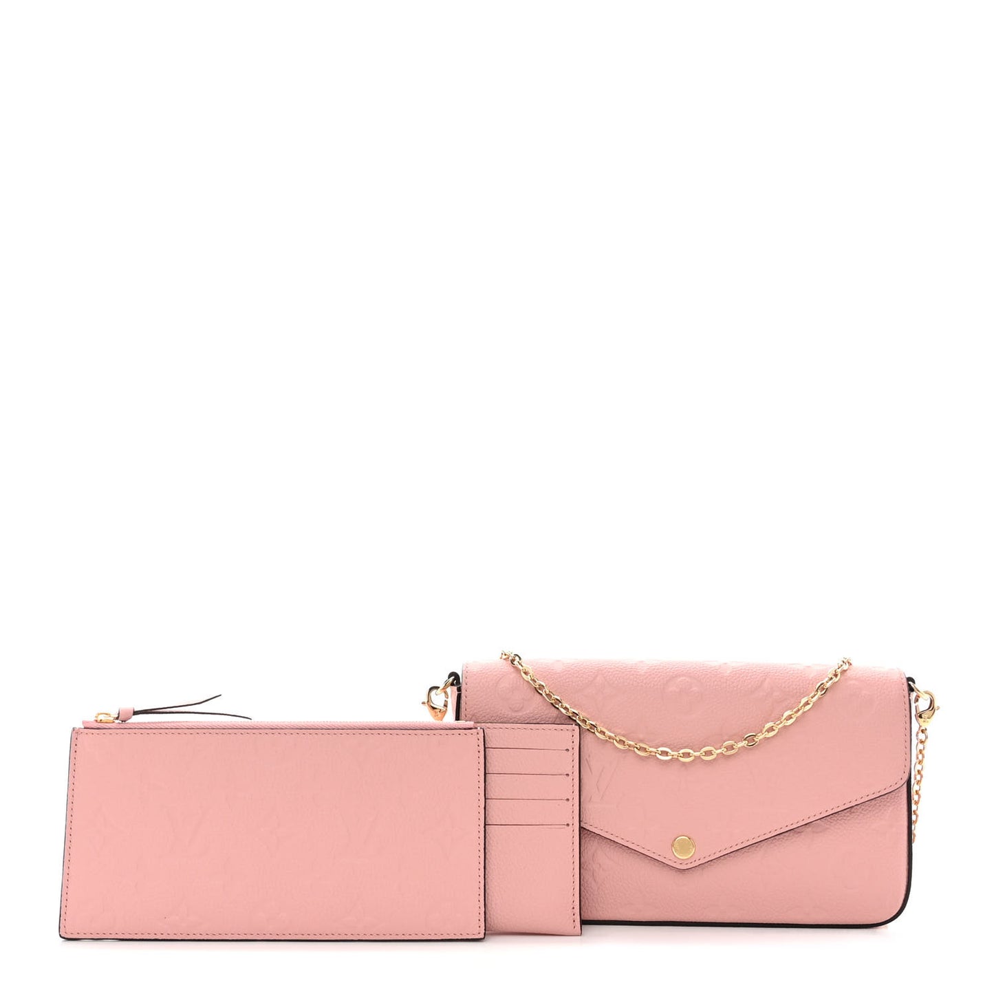 Empreinte Pochette Felicie Chain Wallet Rose Poudre