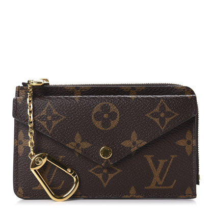 Louis Vuitton Monogram Recto Verso Card Holder Black 1 of 7