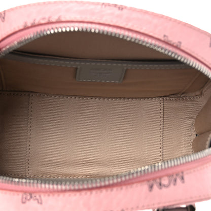 MCM Visetos Mini Half Moon Crossbody Bag Soft Pink 5 of 12