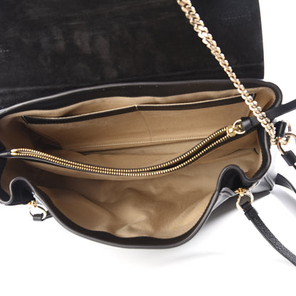 Chloe Calfskin Medium Faye Day Shoulder Bag Black 4 of 11