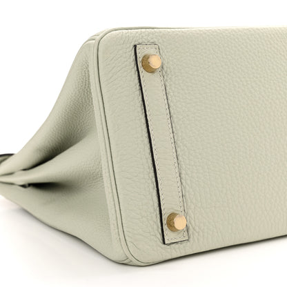 Hermes Togo Birkin 30 Gris Neve 9 of 11