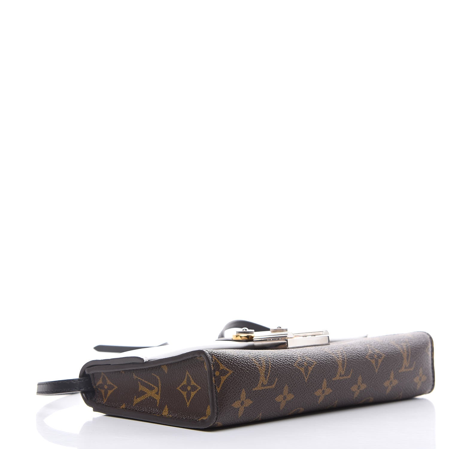 Louis Vuitton Calfskin Monogram Column Clutch 4 of 10