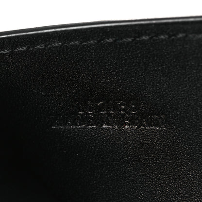 Loewe Grained Calfskin Vertical Bi-fold Wallet Black 7 of 8