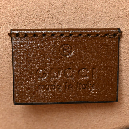 Gucci GG Supreme Monogram Mini Horsebit 1955 Shoulder Bag Beige Brown Sugar 6 of 16